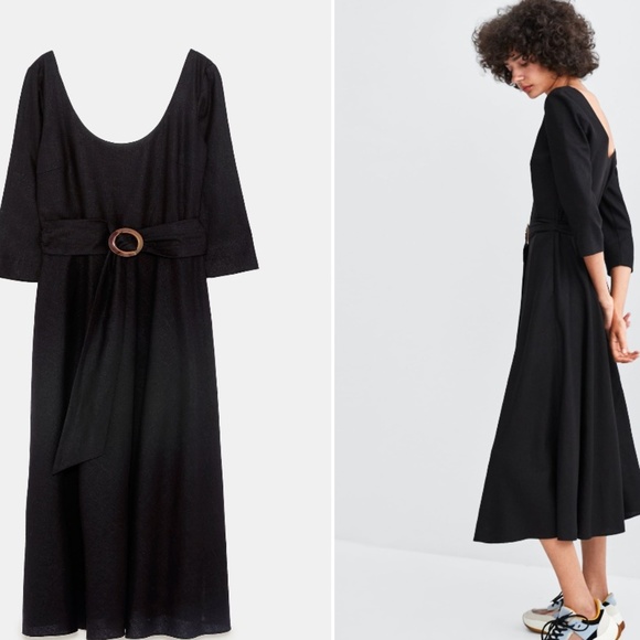 Black Oversized Hoodie Dress | PrettyLittleThing USA